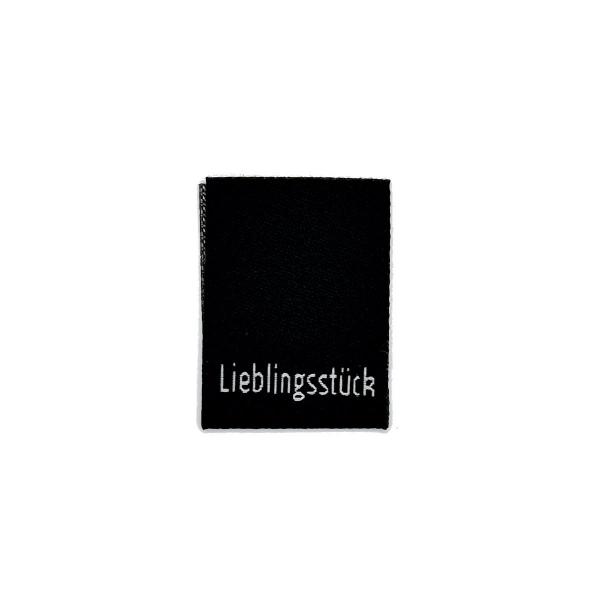 Weblabel Lieblingsstück schwarz